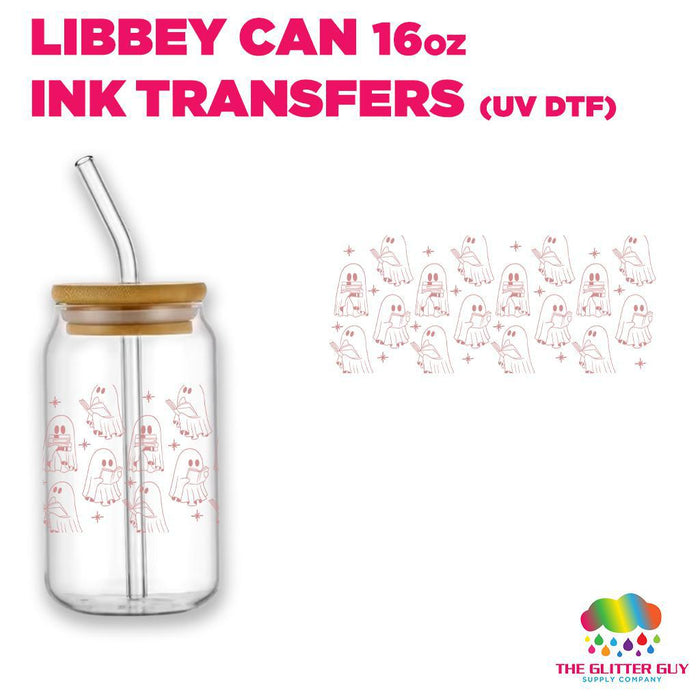 Libbey Can Wrap 16oz -  Ink Transfers | Reading Ghosts