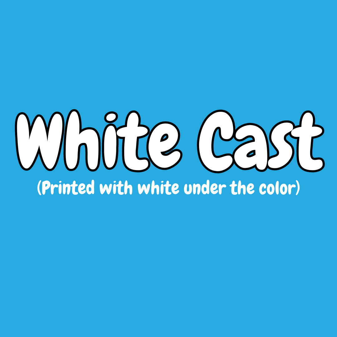 Printed Vinyl Designs (Whitecast) - The Glitter Guy