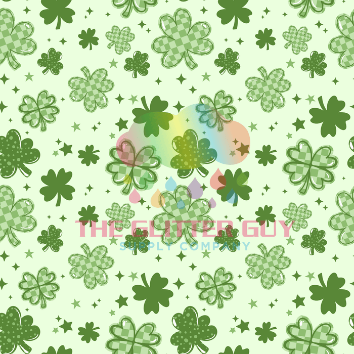 Printed Vinyl - Shamrocks