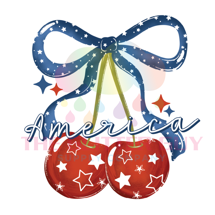 Printed Decal - American Cherries
