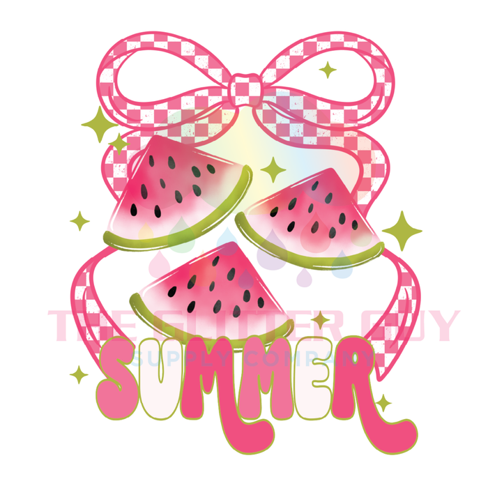 Printed Decal - Summertime Watermelon
