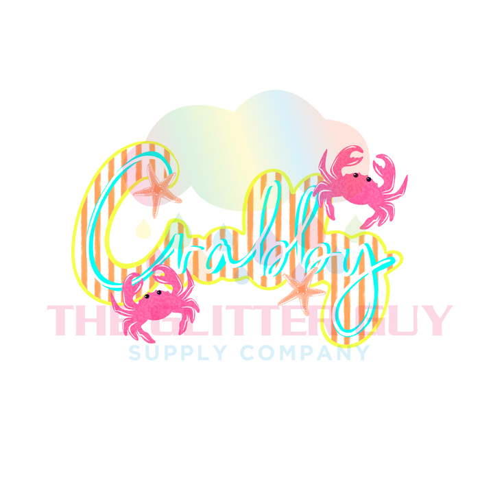 Printed Decal - Crabby