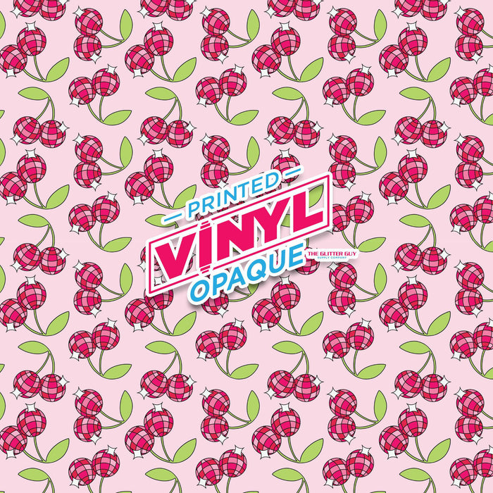Printed Vinyl - Disco Cherries