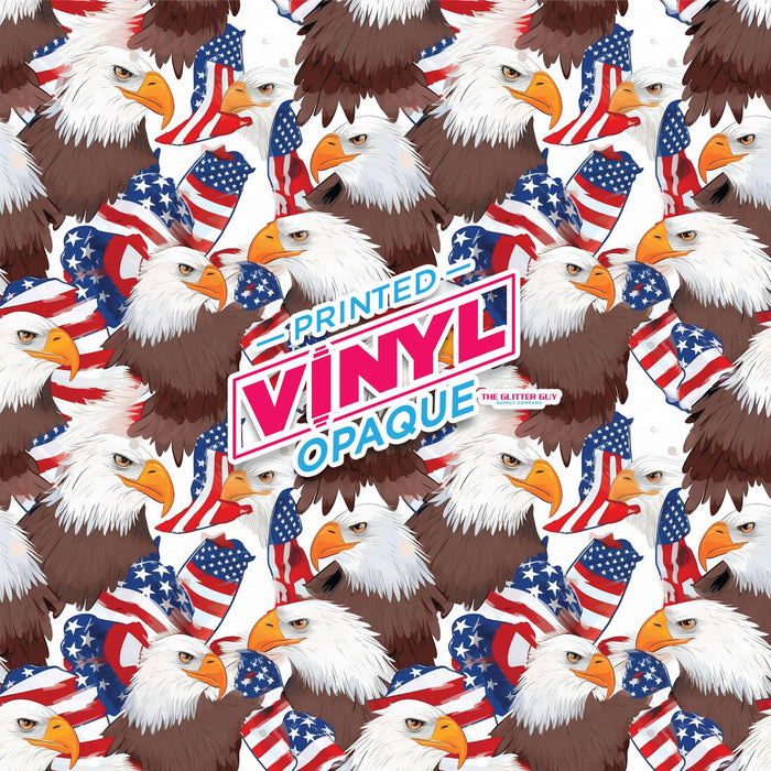 Printed Vinyl - Eagles & Flags