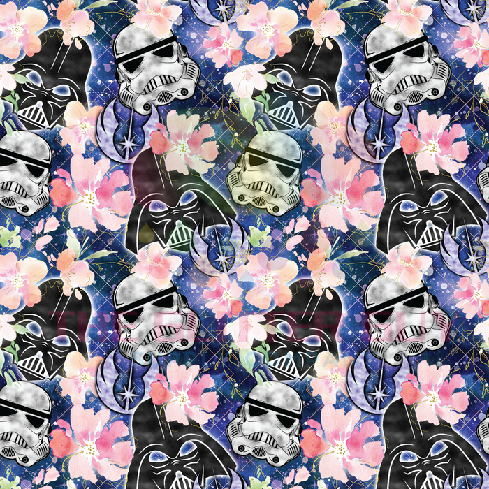 Printed Vinyl - Forceful Florals