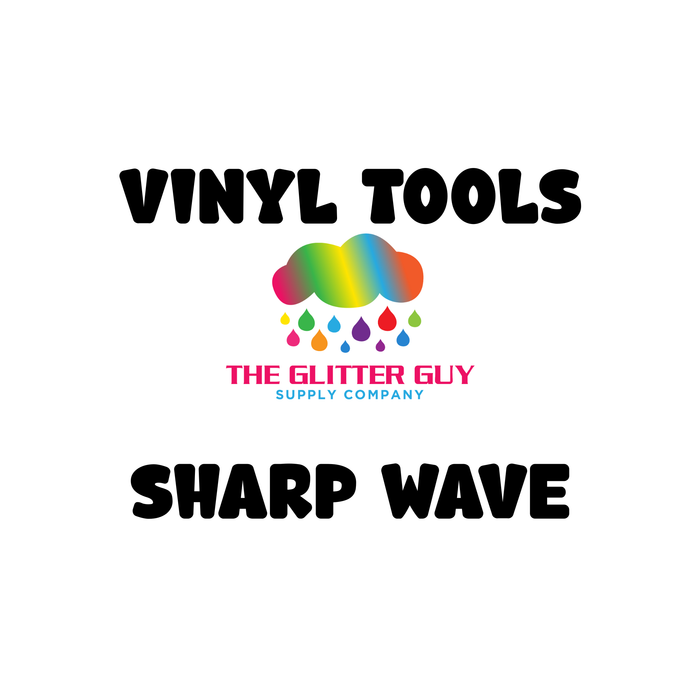 Wave - 10.25" Long Multiple Size Vinyl Cutting Template