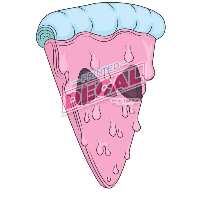 Printed Decal - Spooky Pastel Pizza