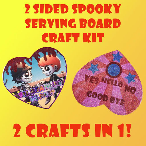 2 Sided Spooky Serving Board Craft Kit | Bundle from The Glitter Guy