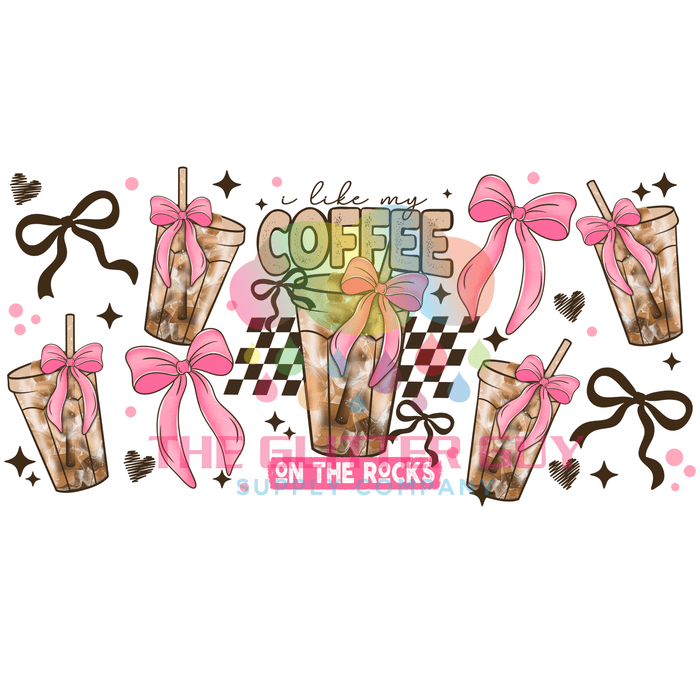 Libbey Can Wrap 16oz -  Ink Transfers | Iced Bows