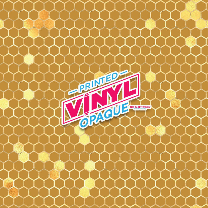 Printed Vinyl - Honeycomb