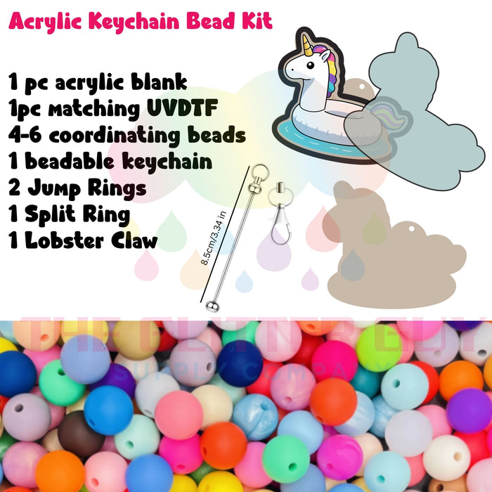 Acrylic Blank & Keychain Kit - Probably Late