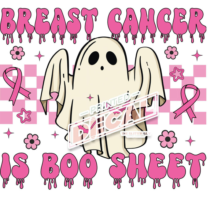 Printed Decal - Cancer Is Boo Sheet