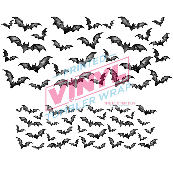 40 oz Tumbler Wrap - UVDTF Ink Transfers - Bats | UVDTF from The Glitter Guy