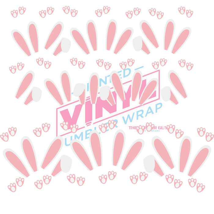 40 oz Tumbler Wrap - UVDTF Ink Transfers - Bunny Ears | UVDTF from The Glitter Guy