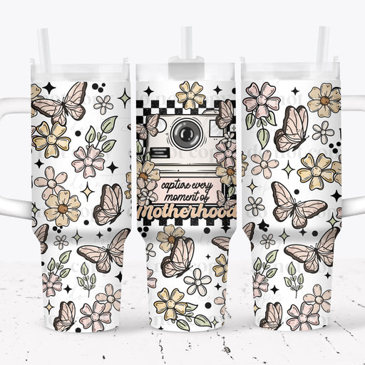 40 oz Tumbler Wrap - UVDTF Ink Transfers - Capture Every Moment Motherhood | UVDTF from The Glitter Guy
