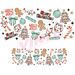 40 oz Tumbler Wrap - UVDTF Ink Transfers - Christmas Collage | UVDTF from The Glitter Guy