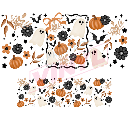 40 oz Tumbler Wrap - UVDTF Ink Transfers - Fall Frame | UVDTF from The Glitter Guy