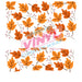 40 oz Tumbler Wrap - UVDTF Ink Transfers - Fall Leaves | UVDTF from The Glitter Guy