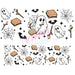 40 oz Tumbler Wrap - UVDTF Ink Transfers - Ghostly Smores | UVDTF from The Glitter Guy