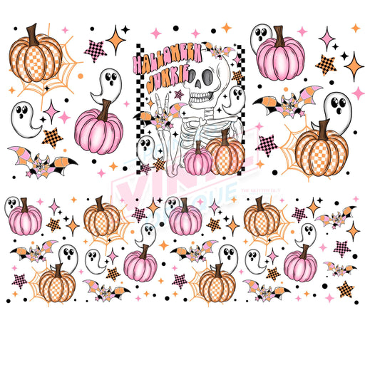 40 oz Tumbler Wrap - UVDTF Ink Transfers - Halloween Junkie | UVDTF from The Glitter Guy