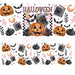 40 oz Tumbler Wrap - UVDTF Ink Transfers - Halloween Pumpkins | UVDTF from The Glitter Guy