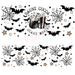 40 oz Tumbler Wrap - UVDTF Ink Transfers - Haunted Cocoa & Scary Movies | UVDTF from The Glitter Guy