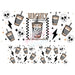 40 oz Tumbler Wrap - UVDTF Ink Transfers - Highly Caffeinated | UVDTF from The Glitter Guy