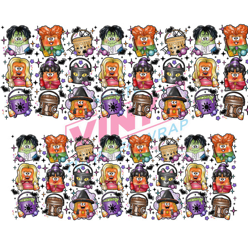 40 oz Tumbler Wrap - UVDTF Ink Transfers - Hocus Pocus Nugs | UVDTF from The Glitter Guy