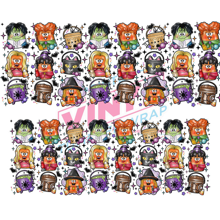 40 oz Tumbler Wrap - UVDTF Ink Transfers - Hocus Pocus Nugs | UVDTF from The Glitter Guy