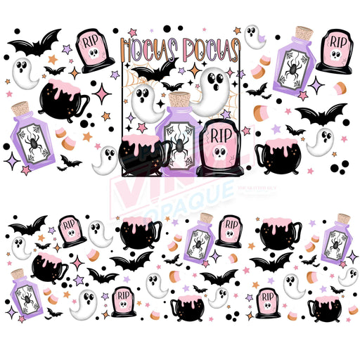 40 oz Tumbler Wrap - UVDTF Ink Transfers - Hocus Pocus Pastel | UVDTF from The Glitter Guy