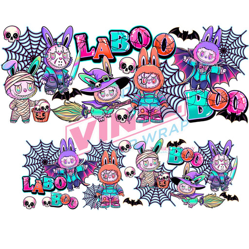 40 oz Tumbler Wrap - UVDTF Ink Transfers - LaBooBoo | UVDTF from The Glitter Guy