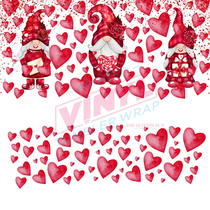 40 oz Tumbler Wrap - UVDTF Ink Transfers - Love Gnomes | UVDTF from The Glitter Guy