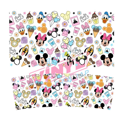 40 oz Tumbler Wrap - UVDTF Ink Transfers - Magical Friends | UVDTF from The Glitter Guy