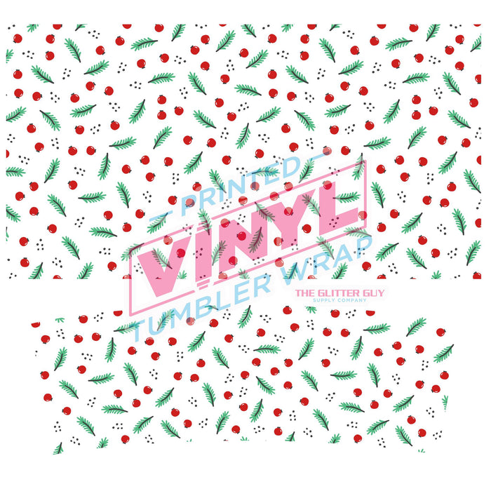40 oz Tumbler Wrap - UVDTF Ink Transfers - Mistletoe | UVDTF from The Glitter Guy