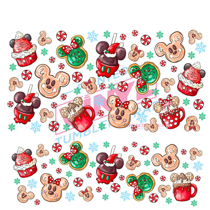 40 oz Tumbler Wrap - UVDTF Ink Transfers - Mouse Snacks | UVDTF from The Glitter Guy