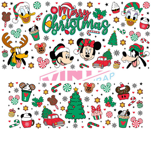 40 oz Tumbler Wrap - UVDTF Ink Transfers - Mousemas | UVDTF from The Glitter Guy