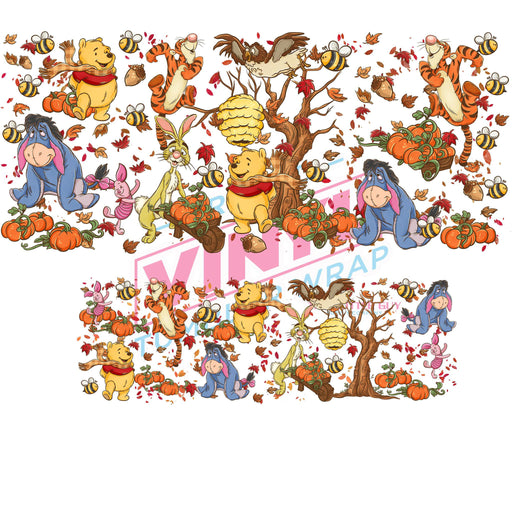 40 oz Tumbler Wrap - UVDTF Ink Transfers - Oh Bother | UVDTF from The Glitter Guy