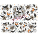 40 oz Tumbler Wrap - UVDTF Ink Transfers - Spooky Floral Ghost | UVDTF from The Glitter Guy
