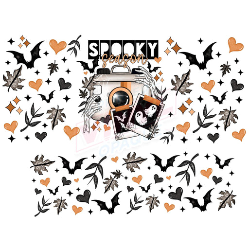 40 oz Tumbler Wrap - UVDTF Ink Transfers - Spooky Season | UVDTF from The Glitter Guy