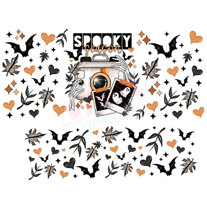 40 oz Tumbler Wrap - UVDTF Ink Transfers - Spooky Season | UVDTF from The Glitter Guy