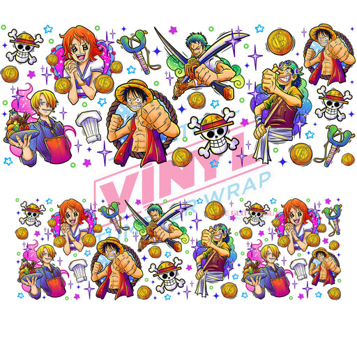 40 oz Tumbler Wrap - UVDTF Ink Transfers - Straw Hats | UVDTF from The Glitter Guy