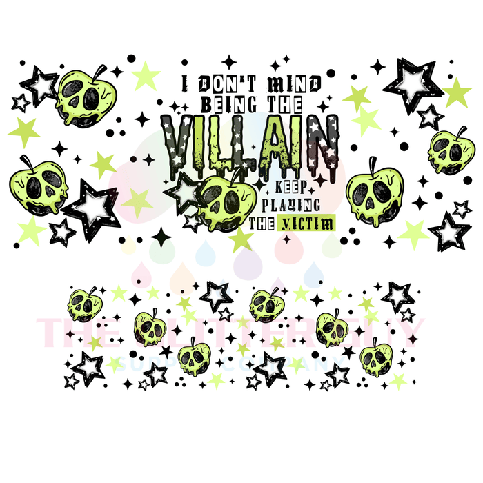 40 oz Tumbler Wrap - UVDTF Ink Transfers - Villain | UVDTF from The Glitter Guy