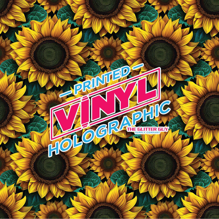 Printed Vinyl - Sunflowers