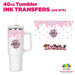40oz Tumbler Wrap - Ink Transfers (UVDTF) - Cute Dog Mom | UVDTF from The Glitter Guy