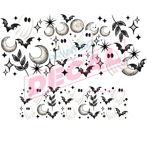 40oz Tumbler Wrap - Ink Transfers (UVDTF) - Haunting | UVDTF from The Glitter Guy