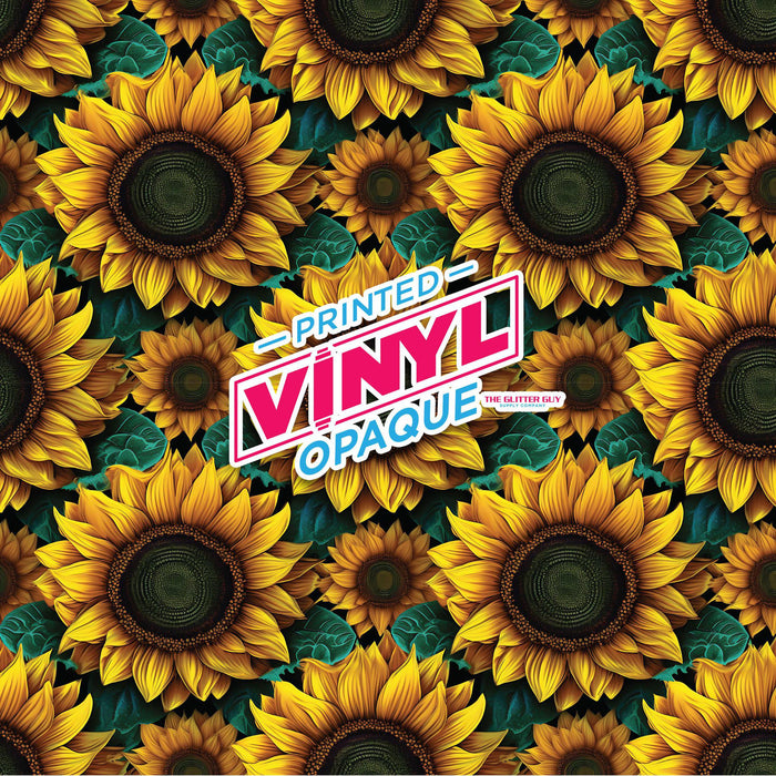 Printed Vinyl - Sunflowers