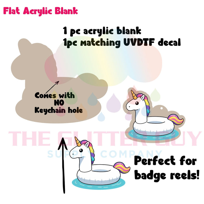 Acrylic Blank & Keychain Kit - Probably Late