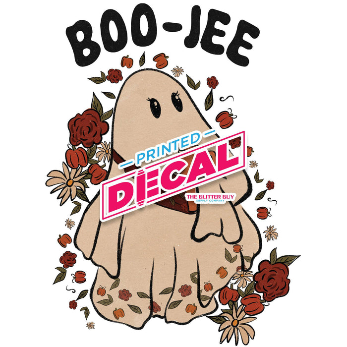 Printed Decal - Boo Jee Ghost