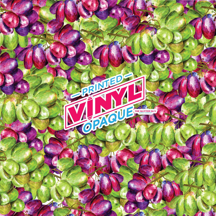 Printed Vinyl - Wine Grapes