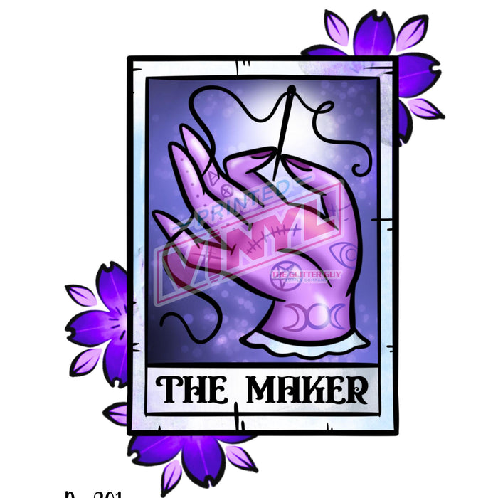 Printed Decal - The Maker Tarot